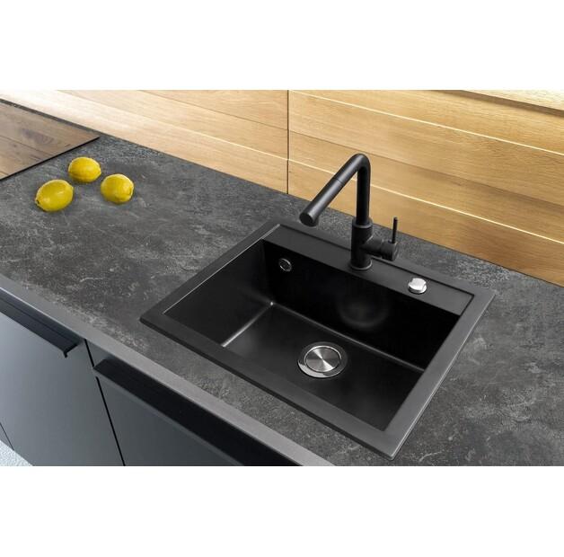 Смеситель BERG PORTA WWP черный mat 130231PH