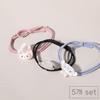 84x84 Vivid Character Hair Tie 5p Set, a Popular Character In Korea