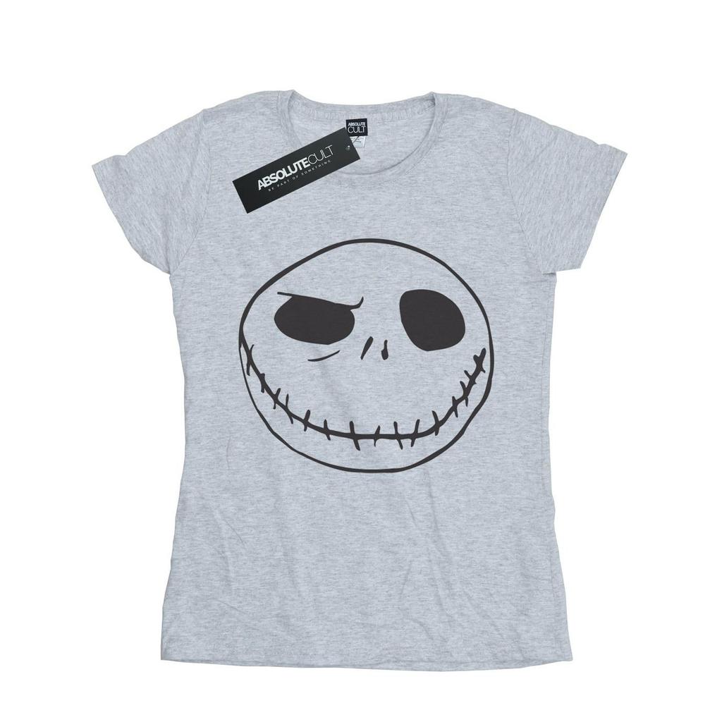 Disney Womens/Ladies Nightmare Before Christmas Jack´s Big Face Cotton T-Shirt