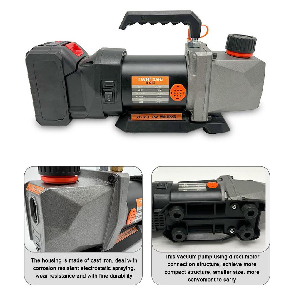 Медный бесщеточный двигатель, вакуумный насос постоянного тока, портативные автомобильные литиевые насосы, совместимые с Makita