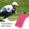 Полотенце для гольфа для гольф-каров или клюшек, хлопковое полотенце с карабином для гольфа