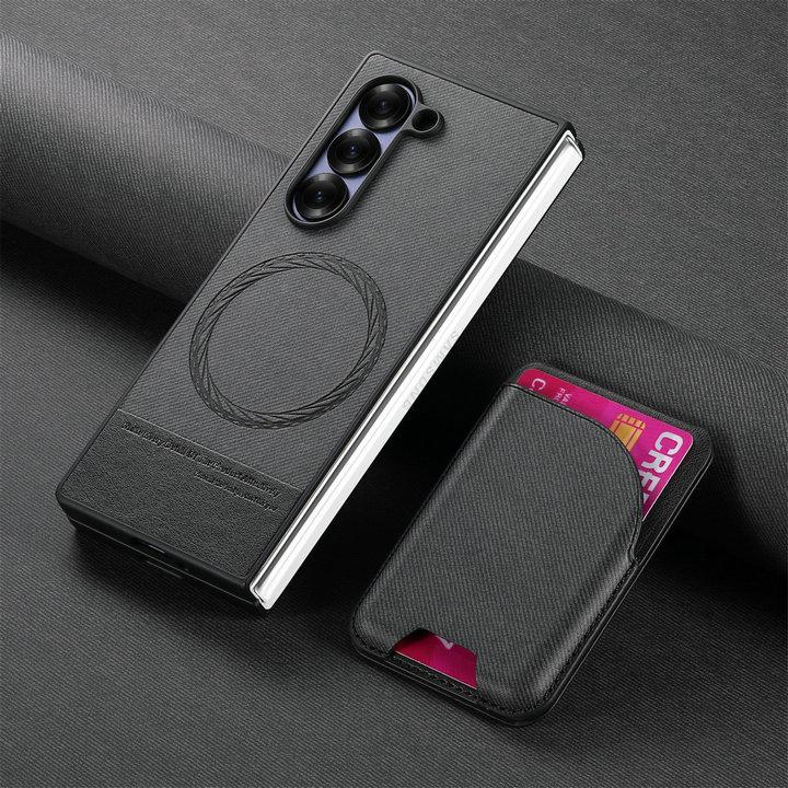 Для Galaxy Z Fold 7 Чехол 2 в 1 Съемный Кожаный Магнитный Чехол Для Samsung Galaxy Z Fold 7 6 5 4 3 5G Кошелек для Карт Чехол для Телефона Etui