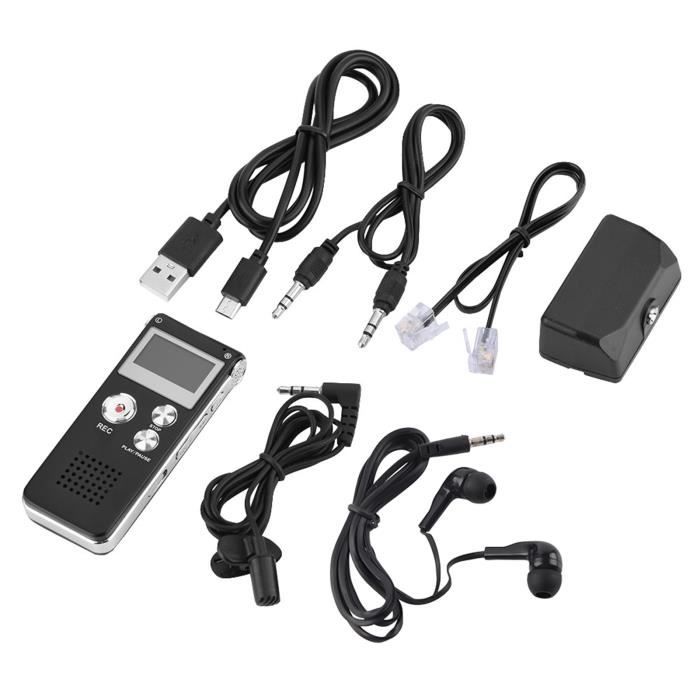 Enregistreur vocal - FDIT - Stylo - 8 Go - Enregistrement automatique - Design élégant