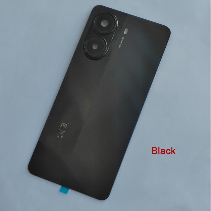 A+++ Задняя крышка аккумулятора для Xiaomi Poco X7 Pro 5G с объективом камеры, Задняя панель корпуса, Замена и клей