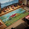 Pippi Longstocking Custom Name Large Size Mouse Pad Large Gaming Table Cushion Non-slip Laptop Tablet Big Mousepad XXL Mat Mini PC Playmat With Lock E