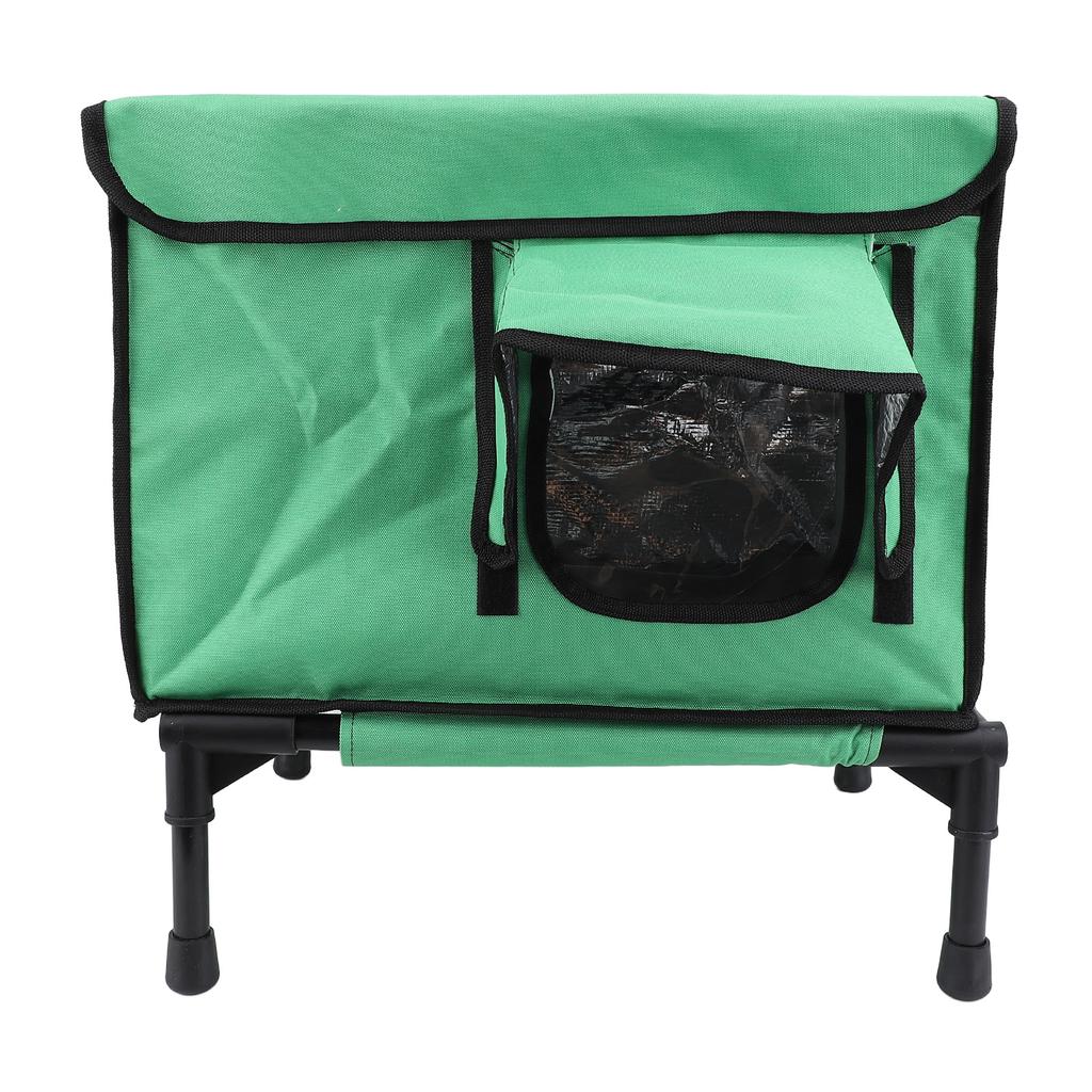 Домик для котенка с подогревом, Поднятый домик для кошки с подогревом, Теплый, Всепогодный, Изолированный, Уличный обогреваемый приют для кошки для уличного котенка, щенка