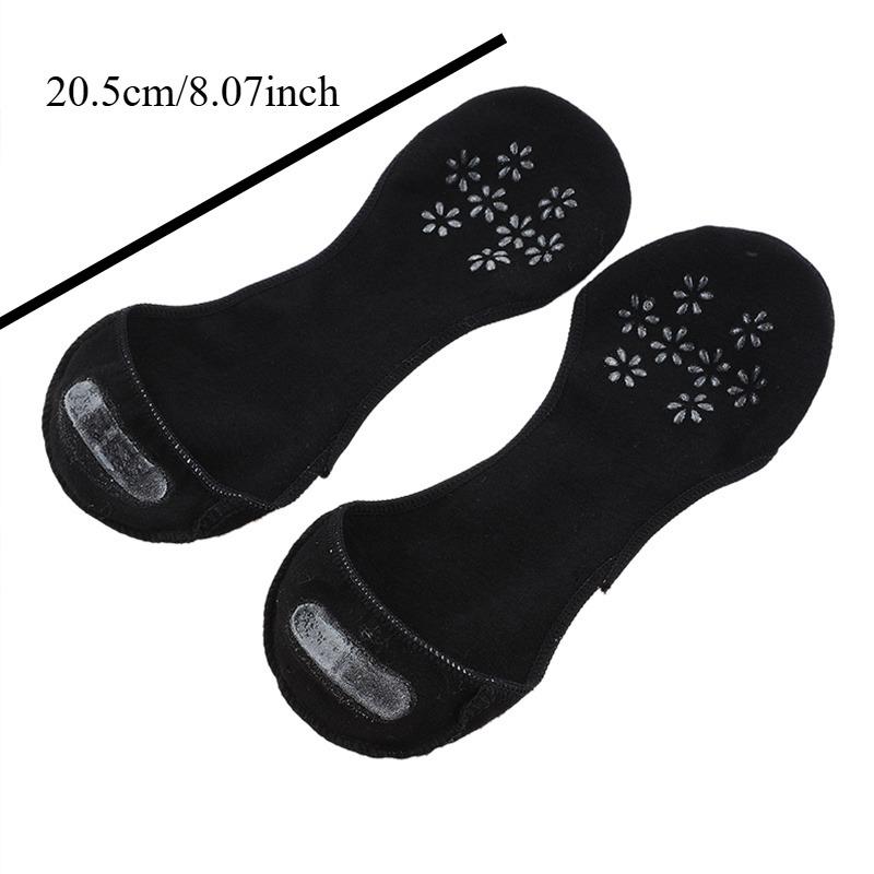 Носки женские супер невидимые не показывающиеся тонкие силиконовые нескользящие мелкое горлышко сплошные для высоких каблуков лодочки носки