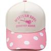 Western SOUL COUNTRY MUSIC Truck driver hat embroidery color matching baseball cap for men and women
