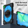 For Samsung Tab S10 FE 10.9 SM-X520 X510 S7 S8 S9 Plus 12.4 inch SM-X610 X820 Stand Strap Shockproof Tablet Case Rugged Funda