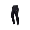 Li Ning Letter Print Elastic Waist Straight Leg Sports Pants Men Bottoms Black AKLS787-3