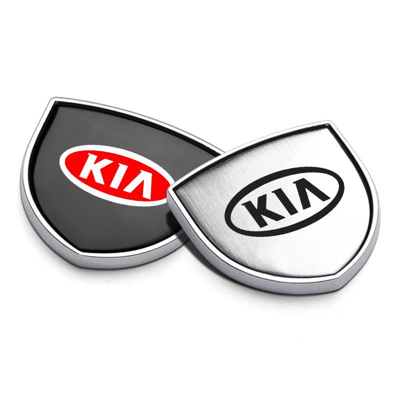 1 шт. Металлическая эмблема-щиток на дверь автомобиля, значок на кузов автомобиля, 3D-наклейка для KIA Sportage Ceed Rio 3 4 k2 k3 k4 k5 k6 K7 K8 Picanto Sorento Optima