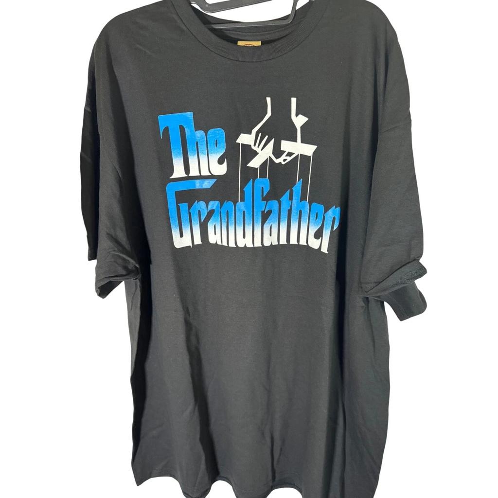 The Grandfather T Shirt Mens 2XL Black Graphic Tee Movie Fan Gift NEW