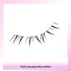 Lower Lashes Natural Invisible Clear Stem Lightweight Comfortable Suitable for Various Makeup Styles
