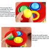 Children Pounding Ball Fall Ladder Small Hammer Colorful Knock Toy Baby Early Education Wooden for Baby 2 3 4 Years Old