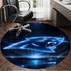 Panthers Helmet Round Rug for Livingroom,Bedroom, Palyroom, Chair Rug, Area rug, Circle Carpet, Large Size Fan Christmas gift