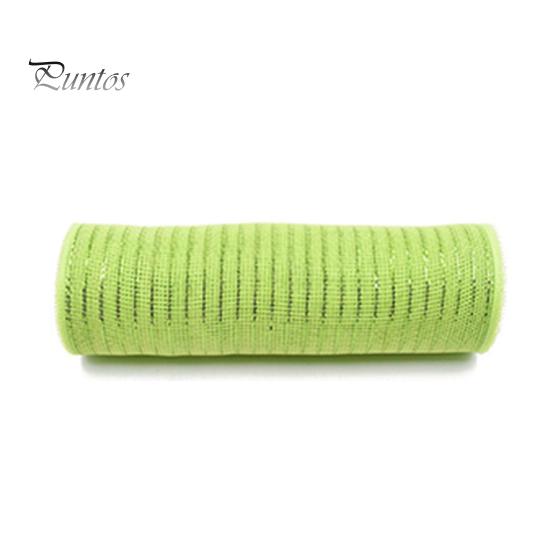 Декоративная сетчатая лента «сделай сам», венок ярких цветов, широко используемая сетчатая лента для рождественской елки, украшение в виде гирлянды