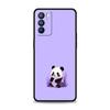 Мультяшный чехол для телефона с пандой для Oppo Reno13 Reno12 Reno11 F Reno10 Pro A54 5G Find X5 A53 A52 A9 A17 A57 A78 4G A79 A80 A98