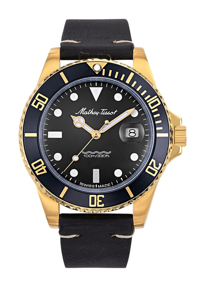 Часы Mathy Vintage Quartz Black Mathey-Tissot, 42 мм, H901PLN, Мужские,