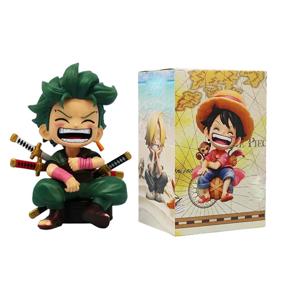 Набор из 6 фигурок One Piece Луффи Зоро Нами Чоппер Санджи Фрэнки Коллекционная модель Фигурка Модель Кукла Игрушки Подарок Мини-фигурки