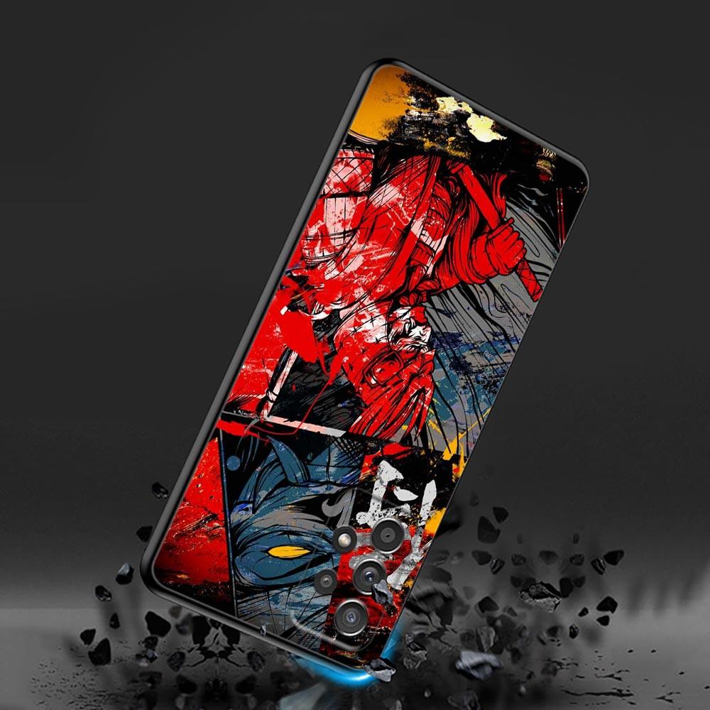 Японское искусство Самурай Ниндзя Чехол для телефона Для Samsung Galaxy A57 A56 A37 A55 A36 A26 A54 A52 A35 A34 A25 A17 A16 A07 A06 Мягкий чехол