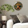 30x30cm Round Glass Wall Clock that Becomes an Organic Part of Your Living Space