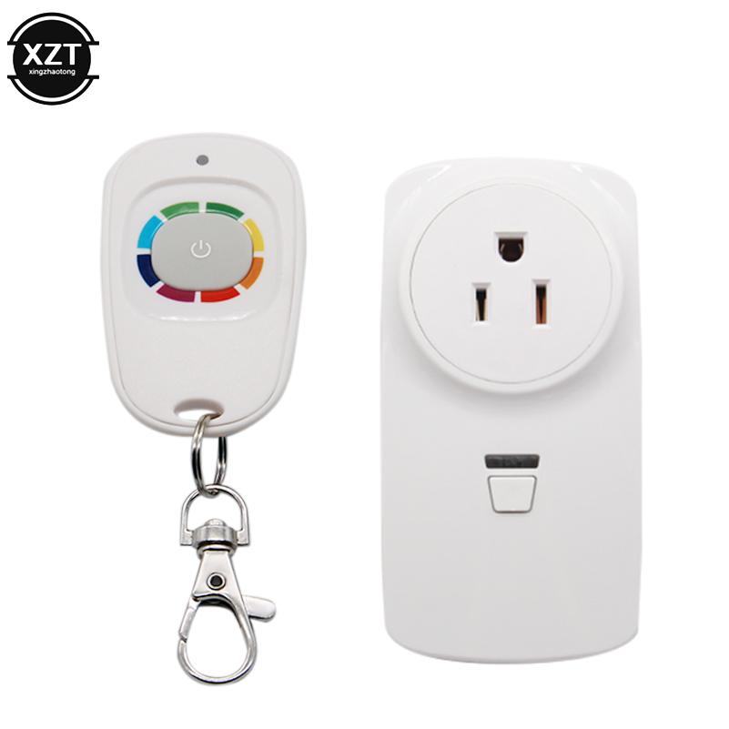 Беспроводная розетка для умного дома, вилка для США, ЕС, Великобритании, розетка для выключателя света, электрическая умная вилка с дистанционным управлением 433 МГц