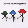 Camping Convenient Folding Triangular Folding Stool, Camping Chair, Three-legged Folding Camping Chair, Tripod Stool