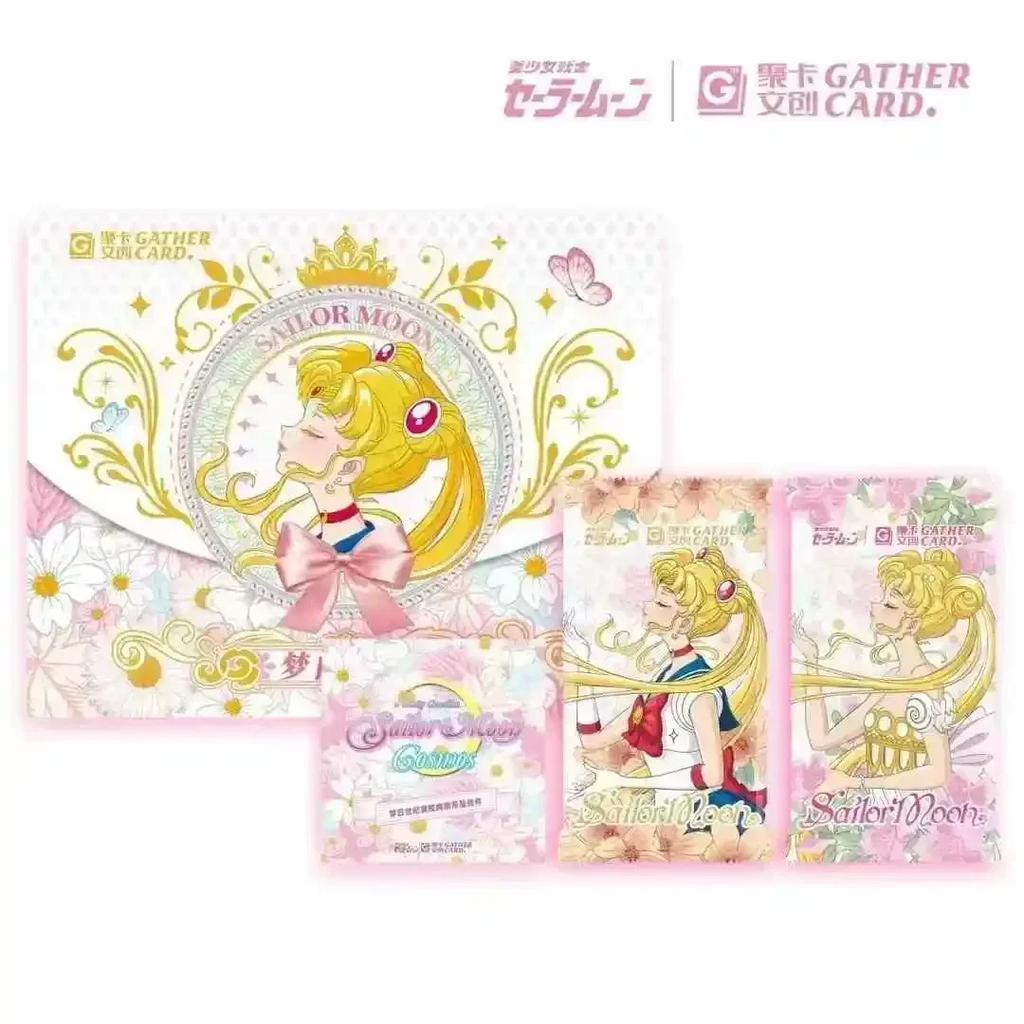 Sailor Moon Card Imprint of Time Starlight Enamel Card Tsukino Usagi Luna Takeuchi Anime Collection Card Toys Gifts