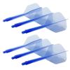 6/3Pcs 2BA Integrated Dart Flights Shaft Anti-Fall Professional Transparent Plastic Flights and Shafts Dart Accessories Kit