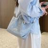 New Disney PVC Shoulder Bag, Crossbody Bag, Handbag Regular Women's Blue BMK-72839L
