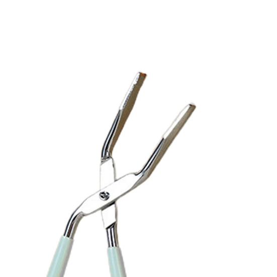 Щипцы для волос с закругленными краями. Экономия труда. Высокая твердость. Полезная удобная ручка. Пинцет для удаления бровей. Женская поставка.