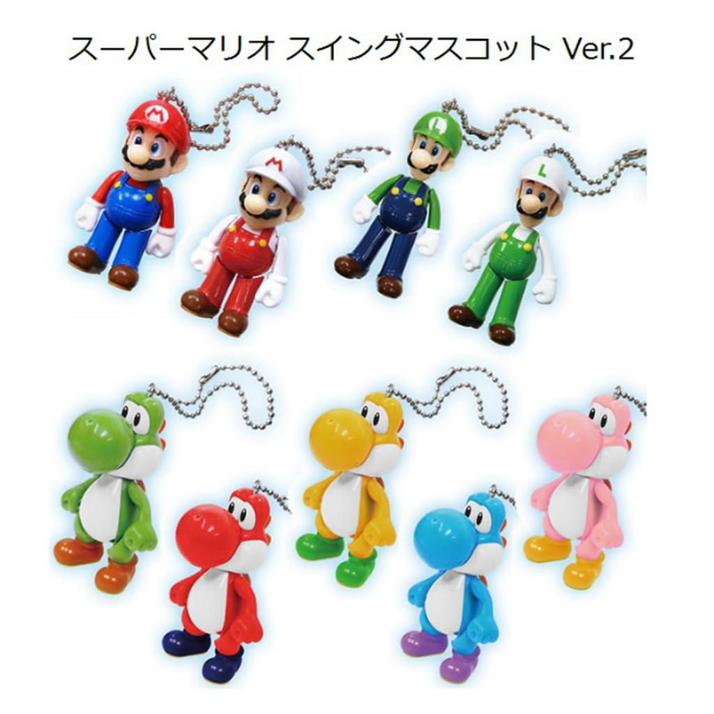 Morimoto Sangyo Super Mario Swing Mascot Mario Ver.2 RM-7721 Ш35×В56×Г25 мм