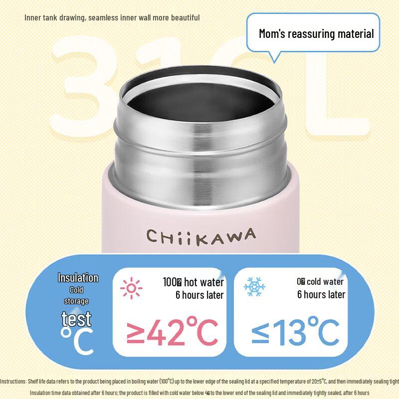 Thermos Детская термобутылка Chiikawa Series из нержавеющей стали 316L