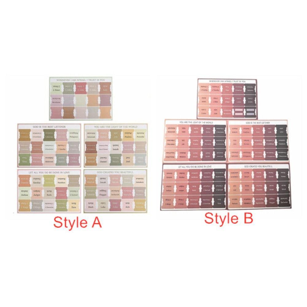 5 Sheet Bible Sticker Writable Bible Label Book Accessories Bible Index  Bookmark