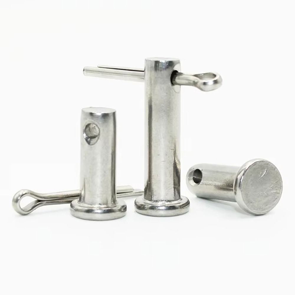 1 комплект Цилиндрический установочный штифт Плоскоголовый штифт-заглушка Комплект Прочный штифт Ось штифта Шплинт