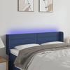 VidaXL LED Headboard Bedroom Furniture Double Bed Accessory Head of Bed Frame Interior Blue 3123380