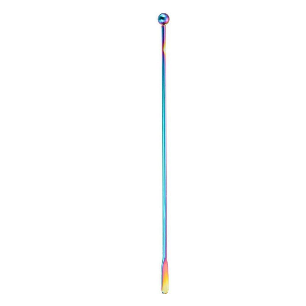Professional Stainless Steel Mixing Stick Long Handle Ball Peen Stirring Rod Reusable Decoration Bar Stir Sticks Bartender Tools