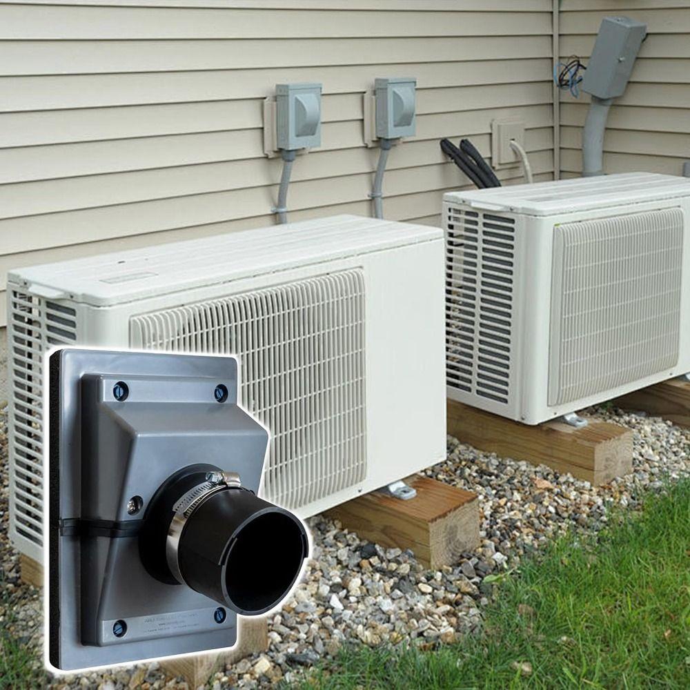 Portable HVAC Wall Penetration&Line-Set Cover Kit HVAC Wall Penetration Cover for AC Line Set