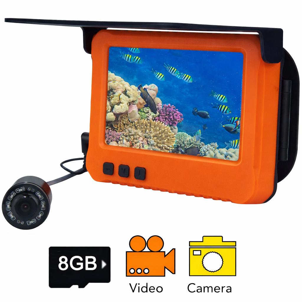 4.3 Inch Video Recording Underwater 15m Cable Camera For Winter Fishing
