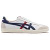 Onitsuka Tiger Unisex Tokuten White Beige Red Blue Leather Lace-Up Sneakers 1183C095-100