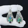 Natural Abalone Shell Gemstone Earrings, 925 Sterling Silver Earring, Handmade Boho Silver Jewelry Dangle Earrings, Birthday Gifts