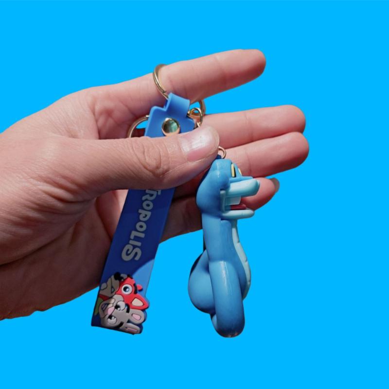Zootopia Peripheral Keychains Cute Car Keychains Judy Animation Dolls Cartoons Men’s and Women’s Toys Can Be
