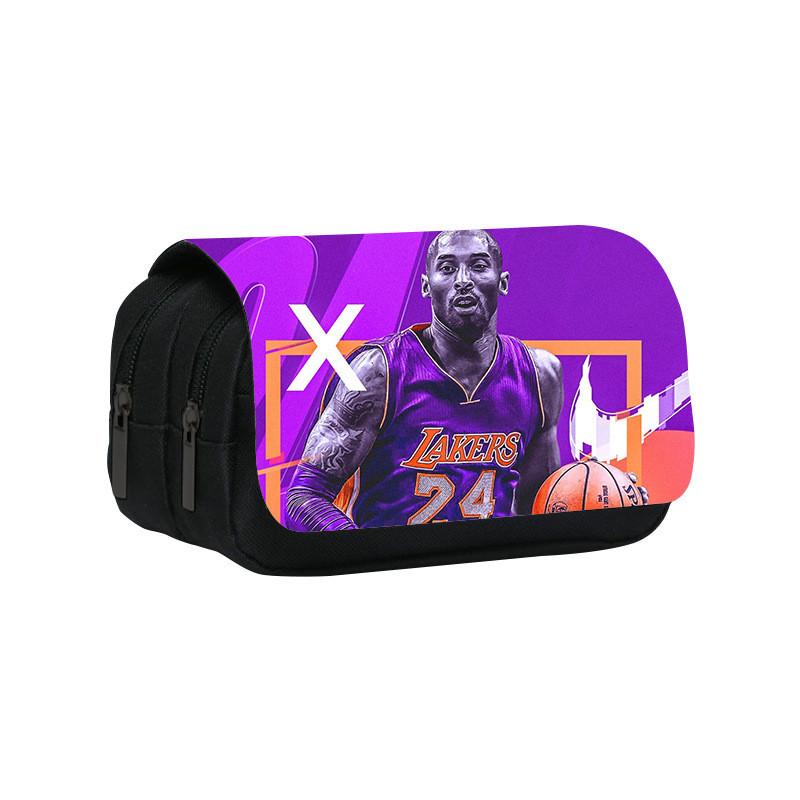 Kobe Bryant Nba Pen Organizer With Nylon Fabric And Large Capacity For Students
