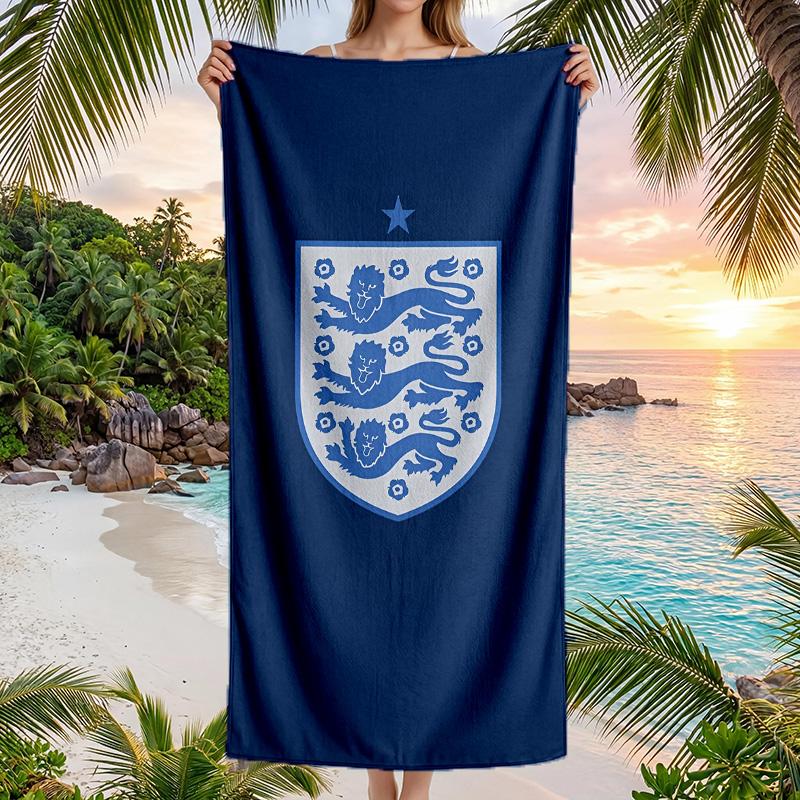 England national football team Beach Towel Soft Microfiber Summer Towel Quick Dry Absorbent Towel for Beach Swimming Pool Travel
