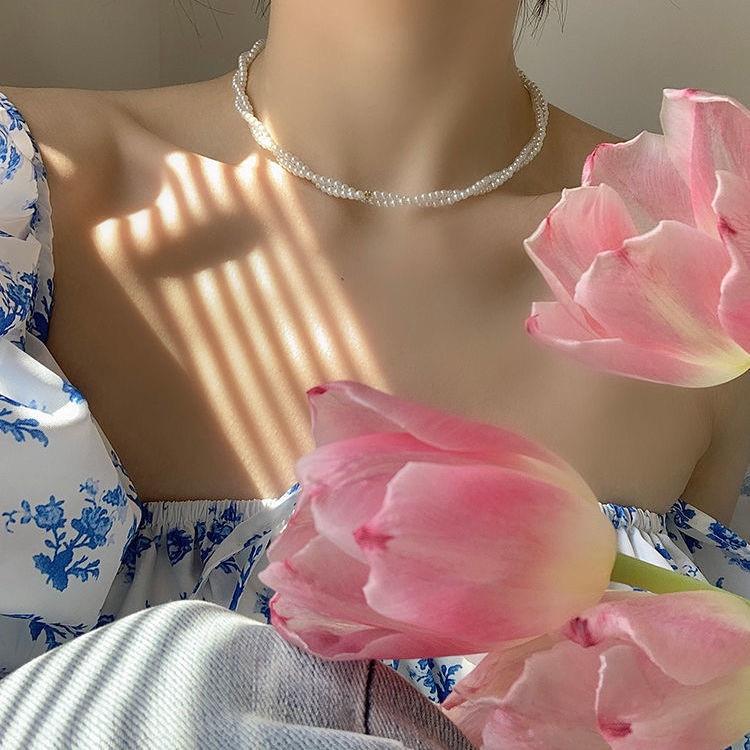 iF ME Модное двухслойное ожерелье Ins Choker Ожерелья Элегантные ювелирные аксессуары