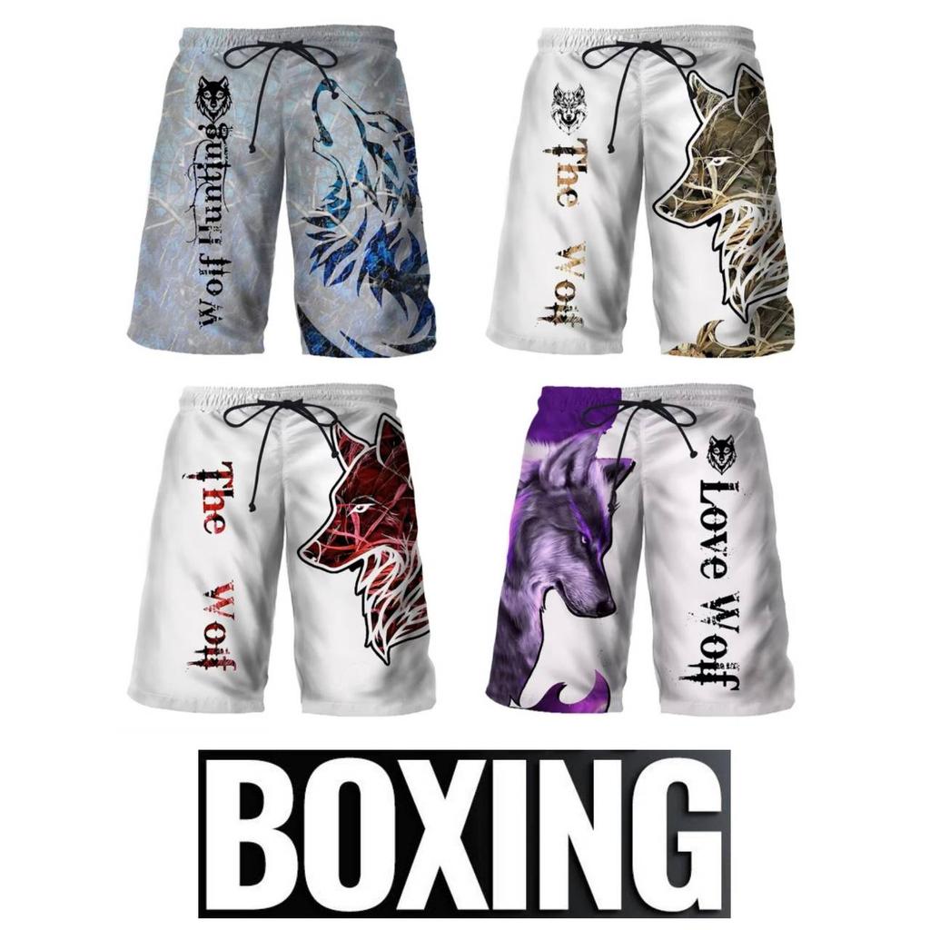 Шорты для ММА Wolf UFC Кикбоксинг Мужские Женские Унисекс Быстросохнущие Дышащие Спорт Зал Фитнес Тренировка