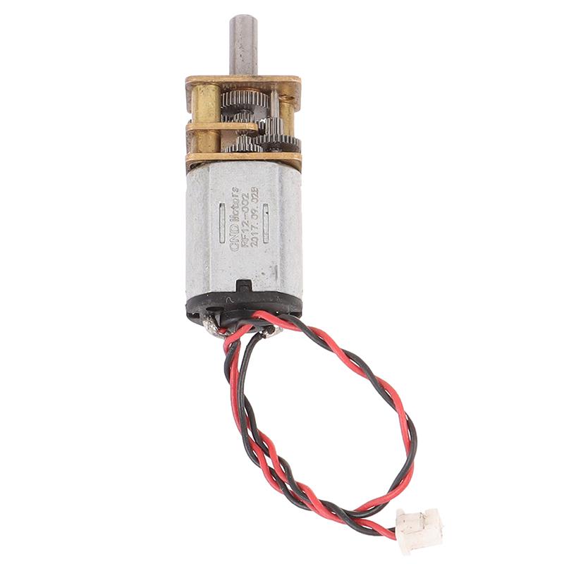 1 шт. Микро Мини Редукторный Двигатель N20 DC 3V-12V 5V 60 об/мин Низкая Скорость Полностью Металлический Редуктор Электродвигатель Аксессуары для DIY