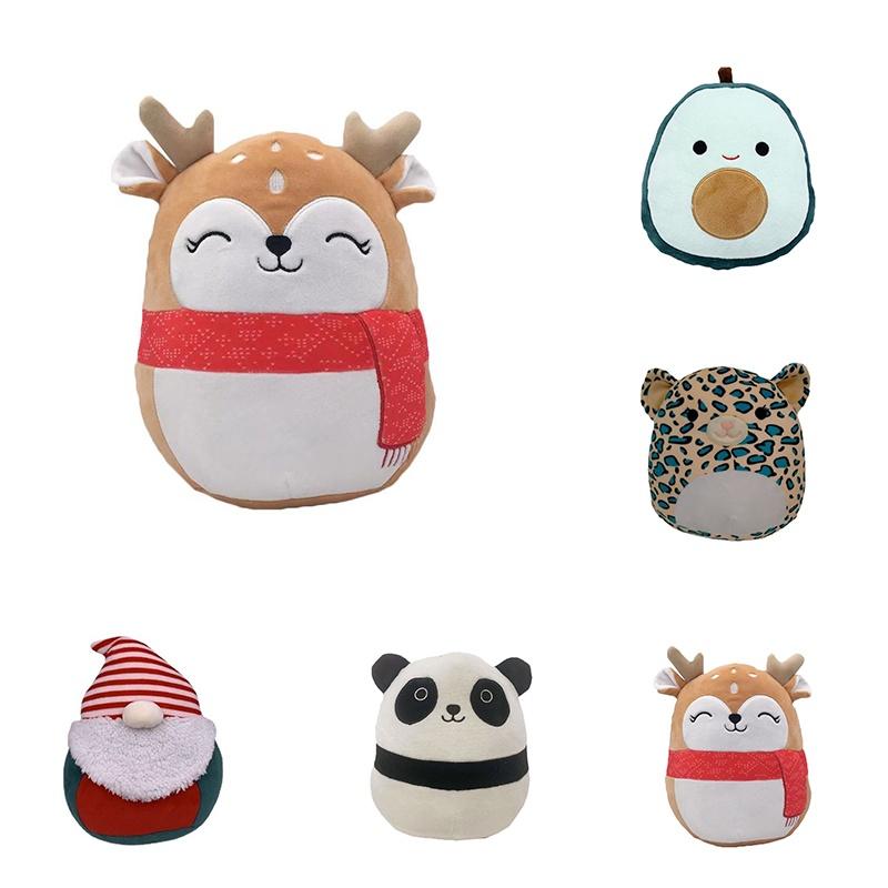 Очаровательная рождественская плюшевая игрушка Squishmallow Гном Норма для праздничной радости и комфорта