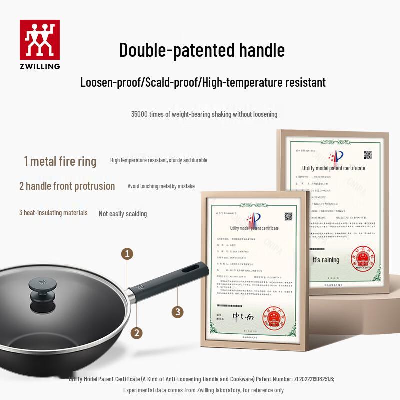 Zwilling Серебряный Железный Вок