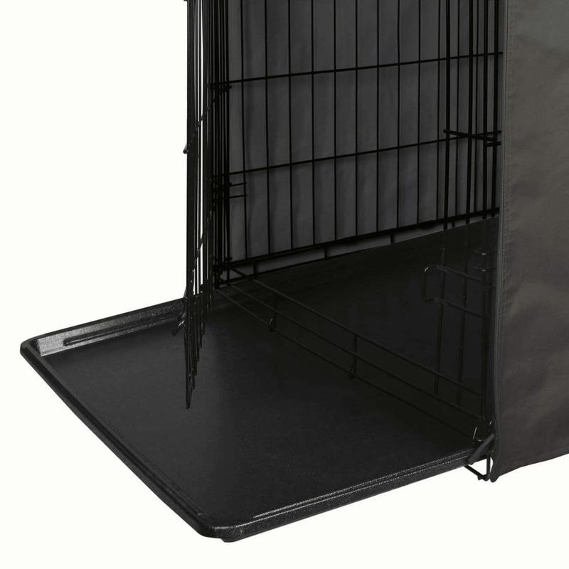 Чехол для клетки для собак, прочный - полиэстер, универсальный чехол для питомника для домашних животных, подходит для проволочной клетки для собак шириной 24-48 дюймов